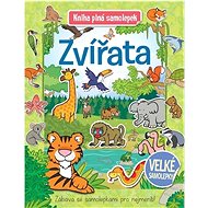 Zvířata Kniha plná samolepek - 