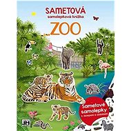 Sametová samolepková knížka ZOO - 