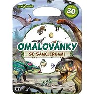 colouring book with stickers Dino - Colouring Book