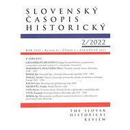 Slovenský časopis historický 2/2022 - 