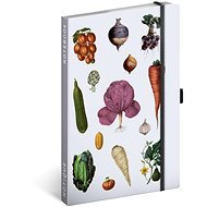 Notique Notes Zelenina Kateřiny Winterové, linkovaný, 13 × 21 cm - Zápisník