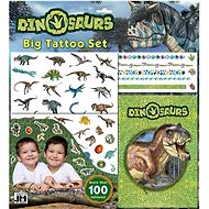 Jiri Models Big set with tattoo Dinosaurs - Temporary Tattoo