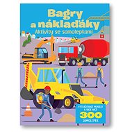Excavators and trucks: activities with stickers - Kids Stickers