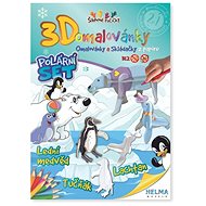 3D colouring page Polar set - Colouring Book