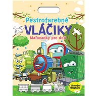 Colourful trains - Colouring Book