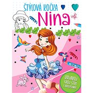Stylish cat Nina - Colouring Book