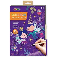 Škrabací kniha Elfové v lese - Creative Kit