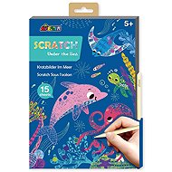 Škrabací kniha Moře - Creative Kit