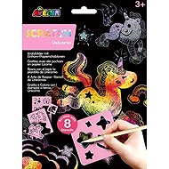 Scratching pictures by template Unicorns - Scratch Pictures