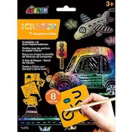 Scratch-off images by template Transport - Scratch Pictures