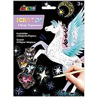 Scratching pictures 4 pcs Pegasus - Scratch Pictures