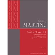 Smyčcový kvartet č. 4 - Bohuslav Martinů
