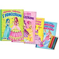 colouring page colouring and activities with princesses - Colouring Book