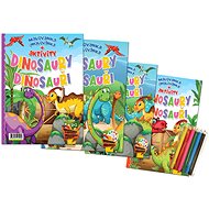 colouring page colouring and activity book Dinisaury - Colouring Book