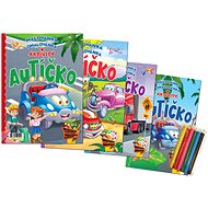 Maľovanka Omalovánka a aktivity Autíčko - Omalovánky