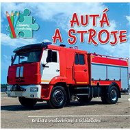 Autá a stroje: Knižka s omaľovánkami a skladačkami - 
