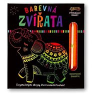 Barevná zvířata - Vyškrabávací obrázky - 
