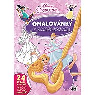 colouring page with stickers Disney Princesses - Colouring Book