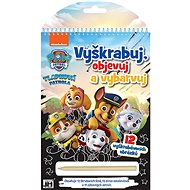 Scratch, discover, colour Tlapková patrola - Colouring Book