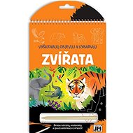 Scratch, explore, colour Animals - Colouring Book
