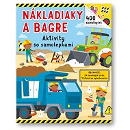 Trucks and excavators Activities with stickers - Kids Stickers