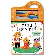 Paint and Cut Animals - Colouring Book