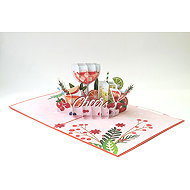 3D Wish Celebration O'Clock - Greeting Card