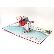3D Wish Love You Snow Much - Greeting Card