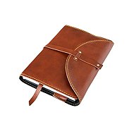 Leather variable book cover Rivets XL Copper - Book Cover