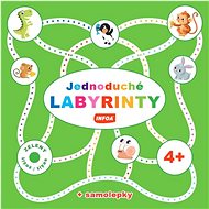 Jednoduché labyrinty Zelený sešit/zošit: + samolepky - 