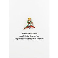 Wish Little Prince and brooch - Greeting Card