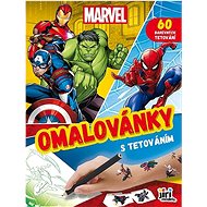 colouring page with Marvel tattoos - Colouring Book