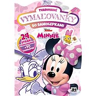Shaped colouring pages with Minnie stickers - Colouring Book