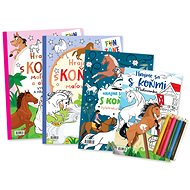 Let's play with horses - Colouring Book