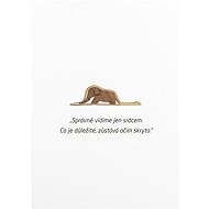 Greeting Card Elephant and brooch - Greeting Card