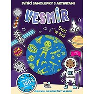 Glow stickers with activities Universe - Kids Stickers