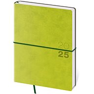 Weekly diary 2025 Flexio green with rubber band A5 - Planner