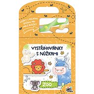 Zoo cut-out book with scissors - Colouring Book