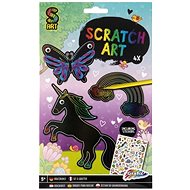 Scratching pictures 4 pcs Unicorn - Scratch Pictures