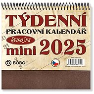Working calendar 2025 Retro Mini - Desk Calendar