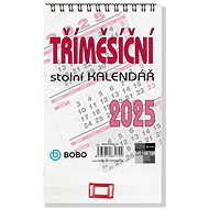 Three-month calendar 2025 - Desk Calendar
