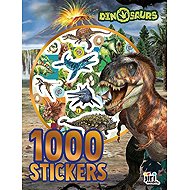 1000 Dinosaurs stickers in a book - Kids Stickers