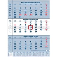 Three-month calendar 2025 - Wall Calendar