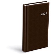 Diary 2025 PVC dark brown - Planner