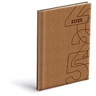 Weekly diary 2025 PU light brown - Planner