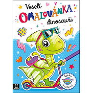 colouring page Happy dinosaurs: Tear and colour! - Colouring Book