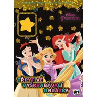 Třpytivé vyškrabávací obrázky Princezny - 