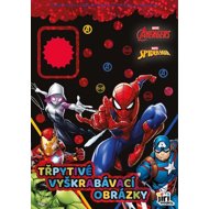 Třpytivé vyškrabávací obrázky Marvel - 
