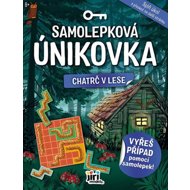 Samolepková únikovka Chatrč v lese - 