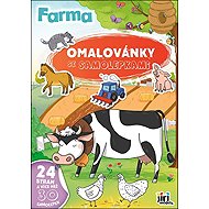 colouring page A4 with stickers Farm - Colouring Book